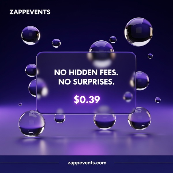 AI-generated ZappEvents flyer, Imagen 4 Ultra